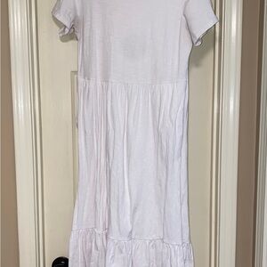 Old Navy White Ruffled Tiered Sundress